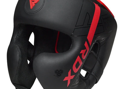 RDX Casco Protector Negro/Rojo, F6 Kara