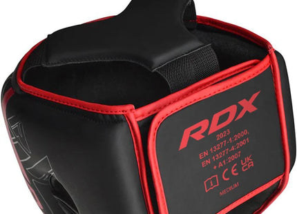 RDX Casco Protector Negro/Rojo, F6 Kara