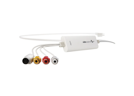 Capturadora Elgato Video Capture vista frontal con logo y puerto USB