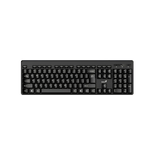 Teclado Genius KB-116 | Membrana | Alámbrico USB | Español | Resistente a Salpicaduras