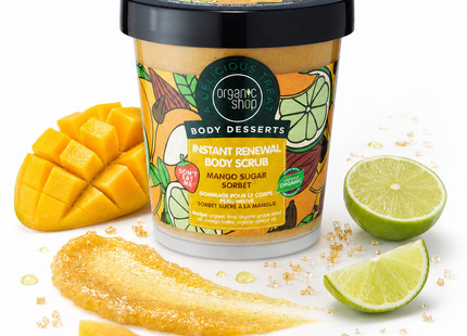 Organic Shop Exfoliante corporal sorbete mango 450 ml
