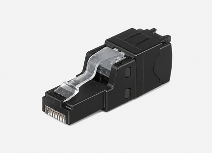 Panduit TX6A™ FP6X88MTG Plug RJ45 UTP Categoría 6A de Terminación en Campo 22-26 AWG Negro