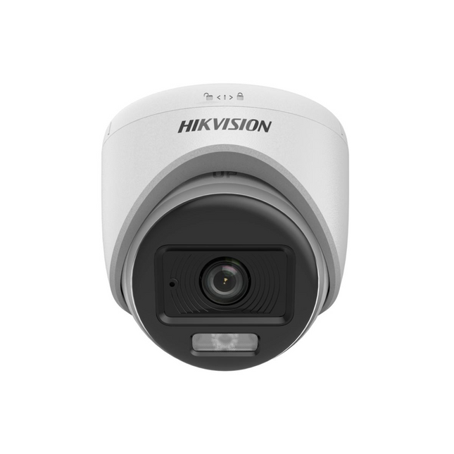 Cámara Analógica Hikvision DS-2CE70KF0T-LPFS (2.8MM) | ColorVu | Turret | 3K | Exterior