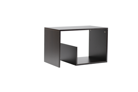 Kenneth Cole mesa de centro tipo librero color cafe oscuro - KCWD2022055-BR