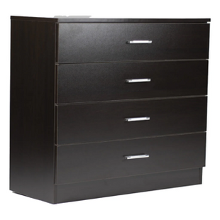 Kenneth Cole mueble cuatro gavetas color cafe oscuro - KCWD20220512-BR