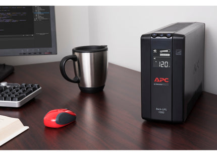 APC Back-UPS Pro BX1000M-LM60, vista angular