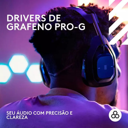 Headset Logitech A50 X | LIGHTSPEED Wireless | Base Station | Sonido Dolby Atmos