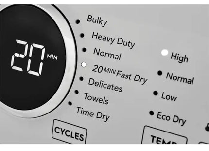 Secadora a Gas Frigidaire Premium Care FDGX22E4EW | 21 Kg | Carga Frontal | Panel Digital