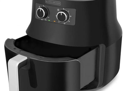 Freidora de Aire Black+Decker HF4004B | 4.5 L | 1500 W | 7 Programas | Temporizador 60 min | Hasta 200 °C | Negra