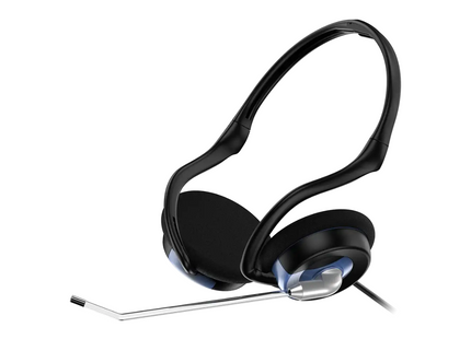 Headset Genius HS-300N | Conexión 3.5mm | Micrófono Integrado | Alámbrico | Negro