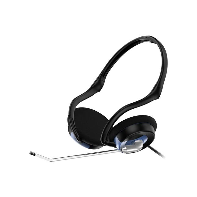 Headset Genius HS-300N | Conexión 3.5mm | Micrófono Integrado | Alámbrico | Negro