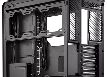 Case Gaming ASUS TUF GT502 vista inferior con patas elevadas