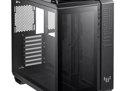 Case Gaming ASUS TUF GT502 vista lateral mostrando interior espacioso