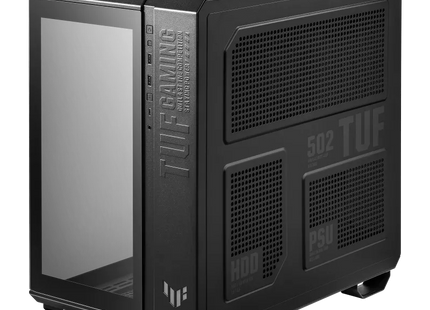 Case Gaming ASUS TUF GT502 vista posterior con ranuras de expansión
