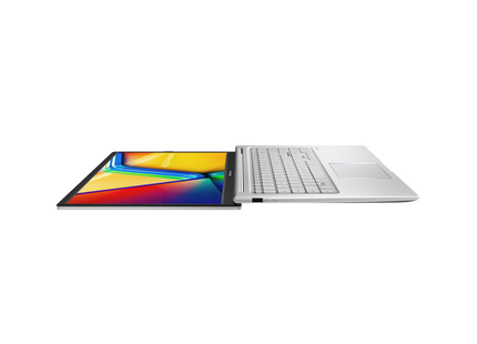 Vista trasera ASUS Vivobook 15 mostrando bisagra 180 grados