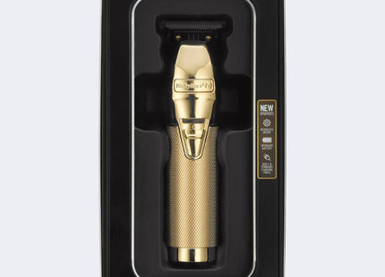 Barberology Trimmer Inalámbrico GoldFX Dorado Metálico, FXB787