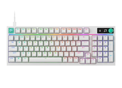 Logitech Teclado mecánico RGB alámbrico en inglés blanco, G316 X 98 920-014226