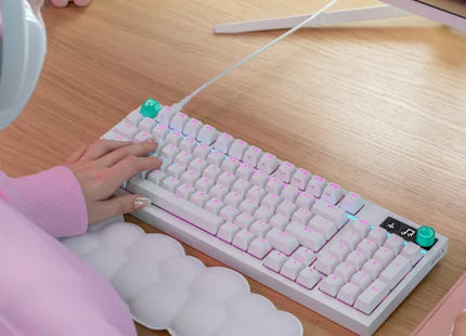 Logitech Teclado mecánico RGB alámbrico en inglés blanco, G316 X 98 920-014226