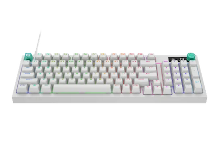 Logitech Teclado mecánico RGB alámbrico en inglés blanco, G316 X 98 920-014226