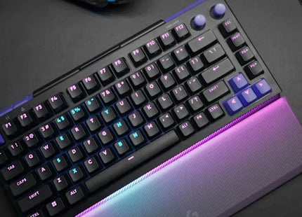 Logitech Reposamuñecas RGB Transparente, G512 X Palm Rest 75