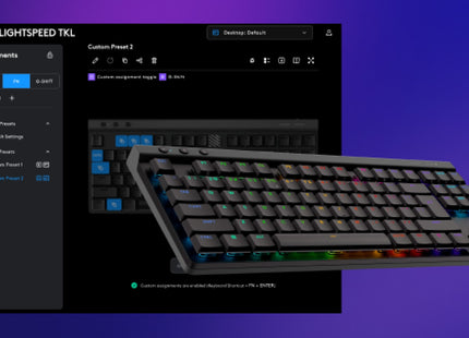 Parte posterior teclado Logitech G515 con compartimento de batería