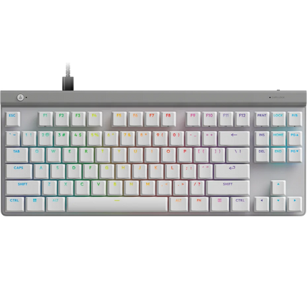 Teclado Gaming RGB Logitech G515 TKL | 87 teclas Tenkeyless | Mecánico perfil-bajo GL | Alámbrico Cableado USB | Inglés (US) | #Parte 920-012869