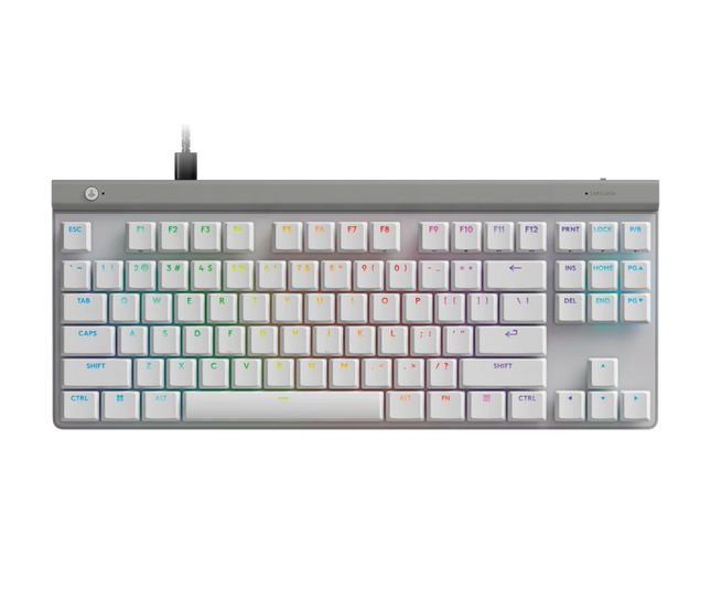 Teclado Gaming RGB Logitech G515 TKL | 87 teclas Tenkeyless | Mecánico perfil-bajo GL | Alámbrico Cableado USB | Inglés (US) | #Parte 920-012869