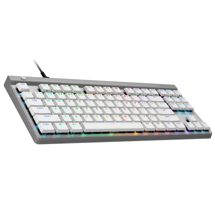 Teclado Gaming RGB Logitech G515 TKL | 87 teclas Tenkeyless | Mecánico perfil-bajo GL | Alámbrico Cableado USB | Inglés (US) | #Parte 920-012869