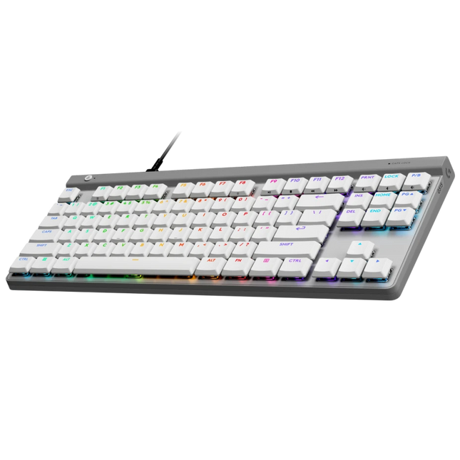 Teclado Gaming RGB Logitech G515 TKL | 87 teclas Tenkeyless | Mecánico perfil-bajo GL | Alámbrico Cableado USB | Inglés (US) | #Parte 920-012869