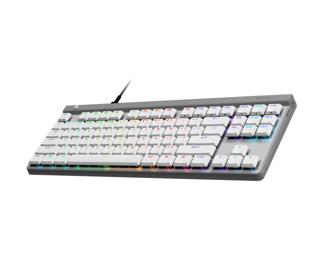Teclado Gaming RGB Logitech G515 TKL | 87 teclas Tenkeyless | Mecánico perfil-bajo GL | Alámbrico Cableado USB | Inglés (US) | #Parte 920-012869