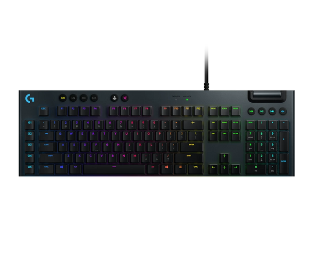 Teclado Gaming RGB Logitech G815 | Mecánico | Alámbrico | Inglés