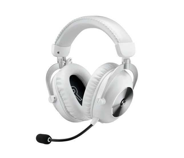 Headset gaming Logitech PRO X 2 Wireless blanco vista frontal