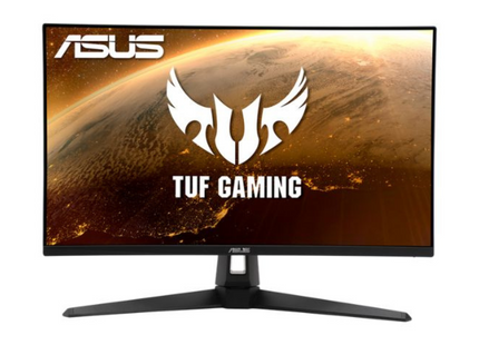 Monitor ASUS VG279Q1A de 27 pulgadas vista frontal con pantalla encendida