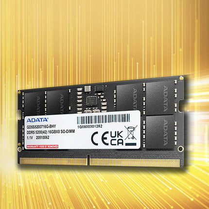 Memoria RAM Laptop ADATA GOLD GD5S5600732G-SMI | 32GB | DDR5 5600MHz | SO-DIMM