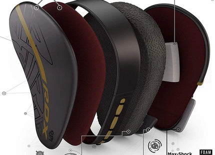 RDX Almohadillas Focus Negro/Dorado, F6 Kara