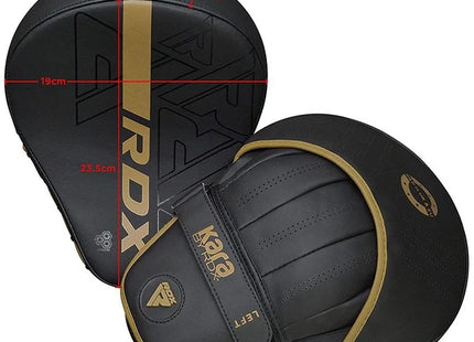 RDX Almohadillas Focus Negro/Dorado, F6 Kara
