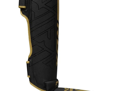 RDX Espinilleras MMA con Empeine Negro/Dorado, F6 Kara