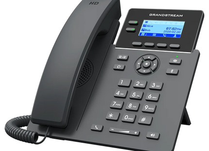 Grandstream GRP2602P Teléfono IP PoE de 2 Líneas con Pantalla LCD de 2.41"