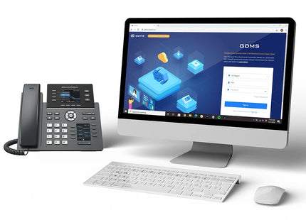 Grandstream GRP2614 Teléfono IP de 4 Líneas, 12 Cuentas SIP, PoE Gigabit, Wi-Fi 6 y Bluetooth