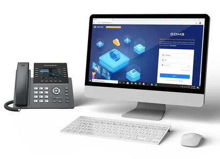Grandstream GRP2615 Teléfono IP de 10 Líneas, 16 Cuentas SIP, Wi-Fi, Bluetooth, PoE y Pantalla de 4.3"