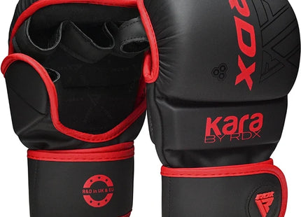 RDX Guantes MMA Sparring 7 oz Negro/Rojo, F6 Kara
