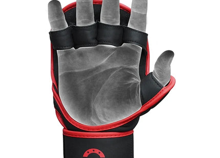 RDX Guantes MMA Sparring 7 oz Negro/Rojo, F6 Kara