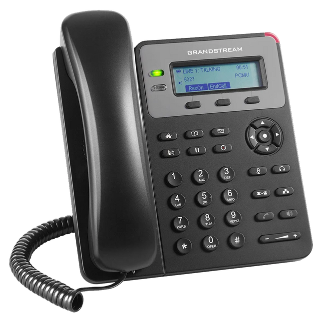 Grandstream GXP1615 Teléfono IP PoE de 2 Líneas 10/100 con Pantalla LCD de 2.95"