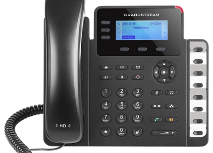 Grandstream GXP1630 Teléfono IP Gigabit PoE de 3 Líneas, 3 Cuentas SIP y Pantalla LCD de 2.98"