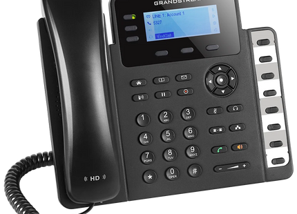 Grandstream GXP1630 Teléfono IP Gigabit PoE de 3 Líneas, 3 Cuentas SIP y Pantalla LCD de 2.98"