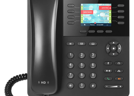 Grandstream GXP2135 Teléfono IP 8 Líneas, 4 SIP, PoE, Gigabit, Bluetooth y Pantalla Color 2.8"