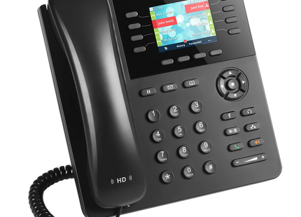 Grandstream GXP2135 Teléfono IP 8 Líneas, 4 SIP, PoE, Gigabit, Bluetooth y Pantalla Color 2.8"