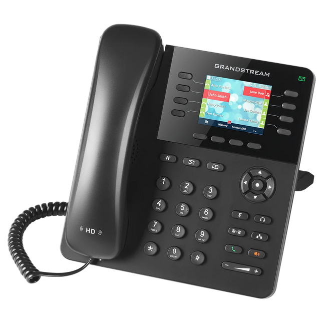 Grandstream GXP2135 Teléfono IP 8 Líneas, 4 SIP, PoE, Gigabit, Bluetooth y Pantalla Color 2.8"