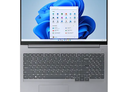 Lenovo ThinkBook 16 Gen 6, vista frontal completamente abierta