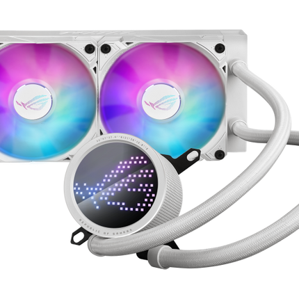 Enfriamiento Líquido ASUS ROG Ryuo III 240 ARGB White | Radiador 240mm | Ventiladores ARGB | Compatible Intel & AMD